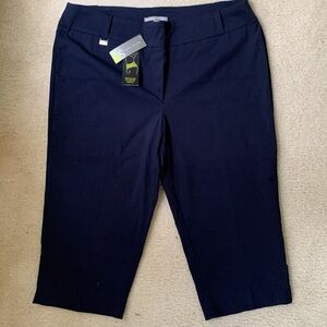 Valerie Stevens Woman’s Capris | Navy Color | size 22W | NWT